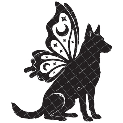 Butterfly Wing Belgian Malinois Decal