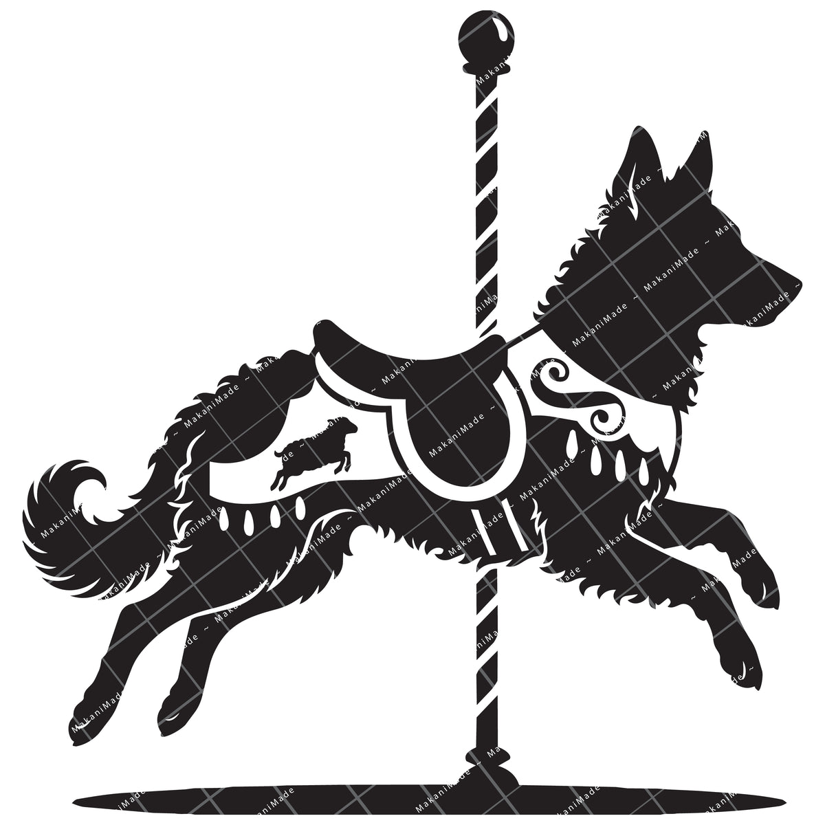 Carousel Mudi Decal