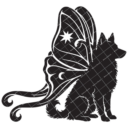 Moth Wing Mudi Decal