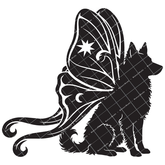 Moth Wing Mudi Decal