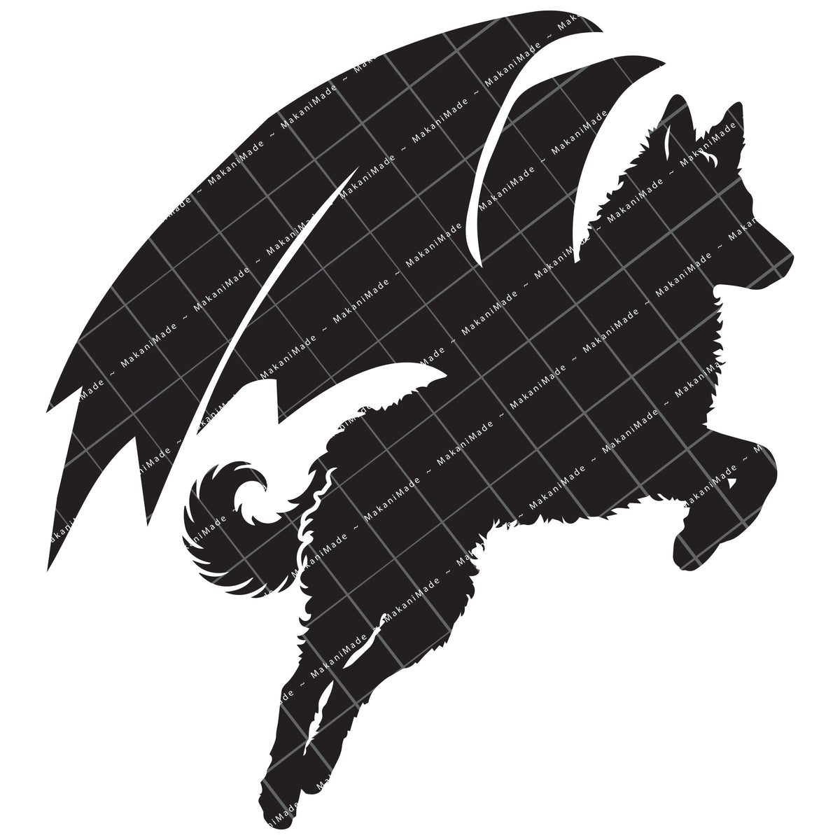 Leaping Dragon Mudi Decal