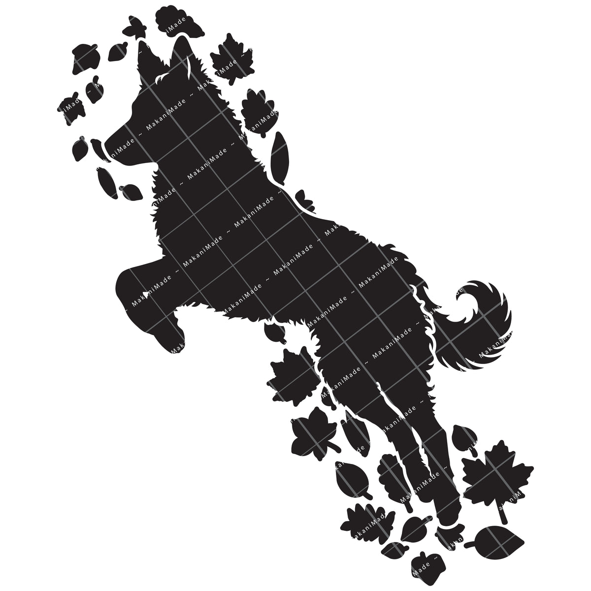 Fall Leaves Mudi Decal
