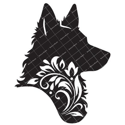 Profile Cutout Mudi Decal