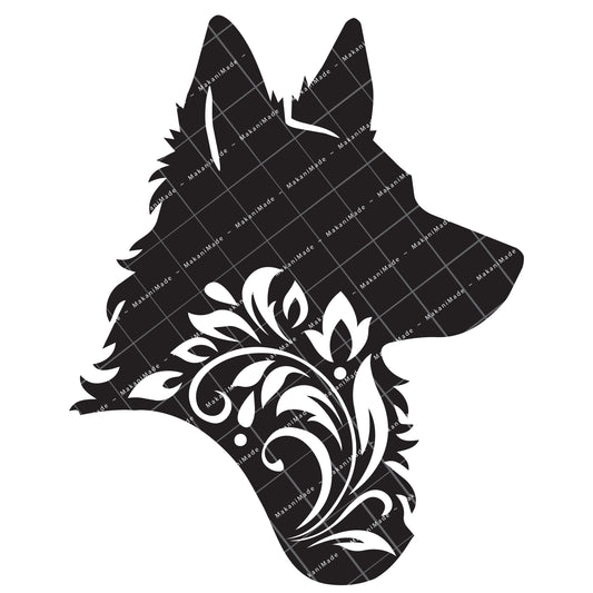 Profile Cutout Mudi Decal