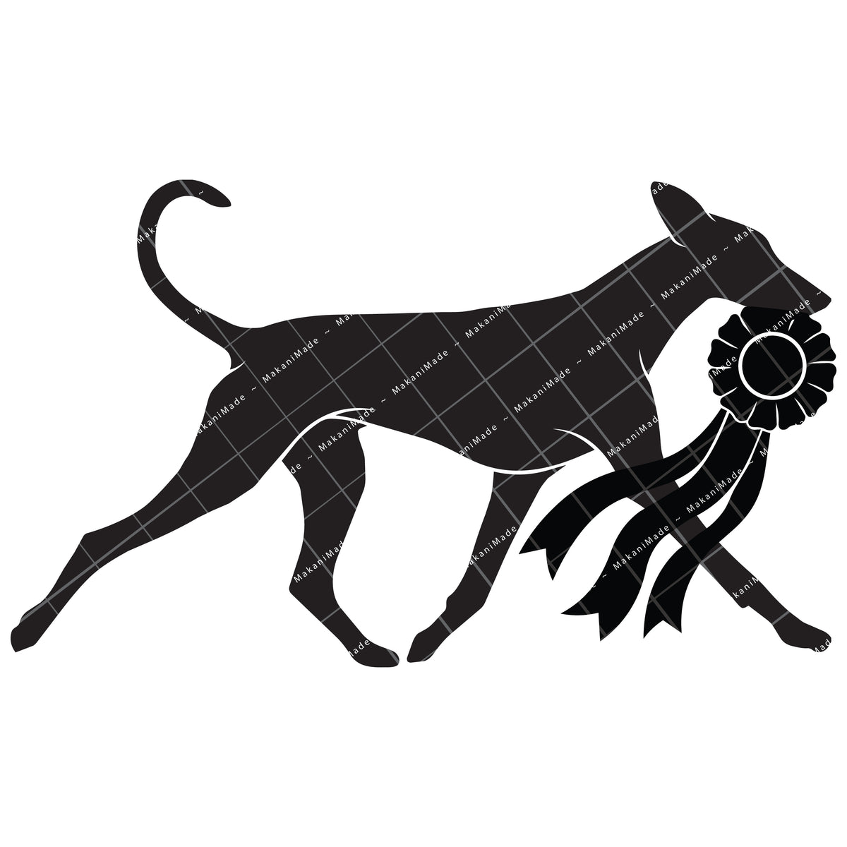 Rosette Winner Pharaoh Hound Decal
