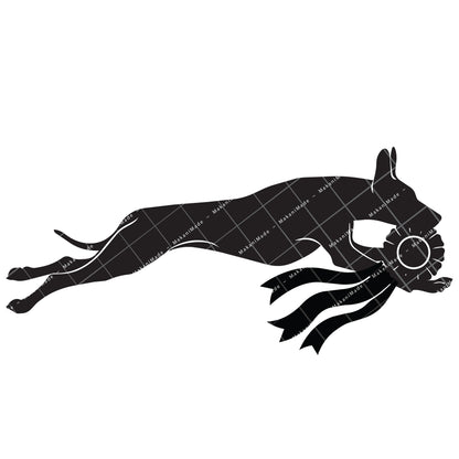 Coursing Rosette Pharaoh Hound Decal
