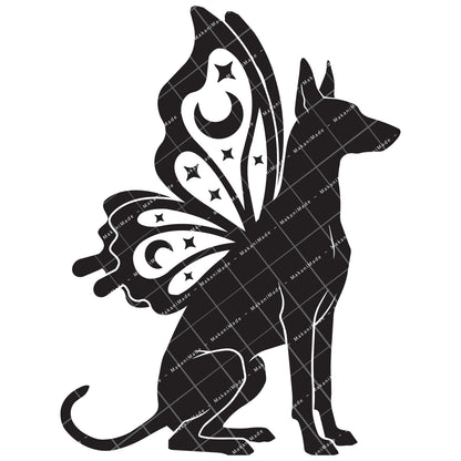 Butterfly Wing Pharaoh Hound Decal