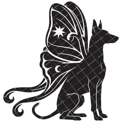 Moth Wing Pharaoh Hound Decal