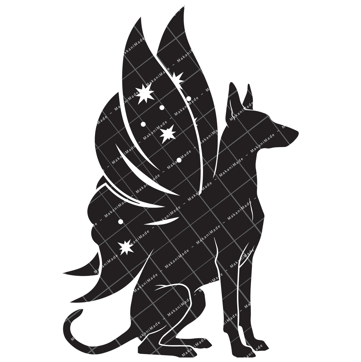 Fairy Wing Pharaoh Hound Decal