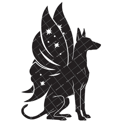 Fairy Wing Pharaoh Hound Decal