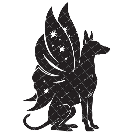 Fairy Wing Pharaoh Hound Decal