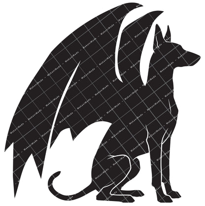 Dragon Wing Pharaoh Hound Decal