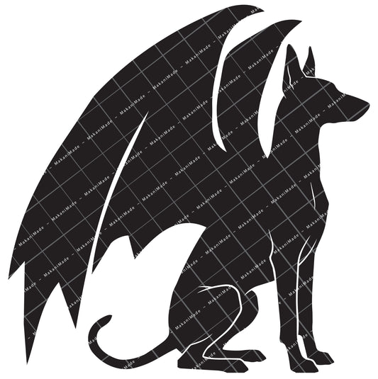 Dragon Wing Pharaoh Hound Decal