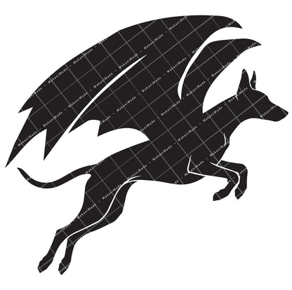 Leaping Dragon Pharaoh Hound Decal