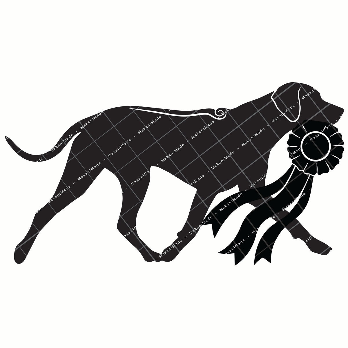 Rosette Winner Rhodesian Ridgeback Decal