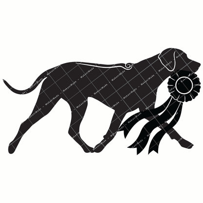 Rosette Winner Rhodesian Ridgeback Decal