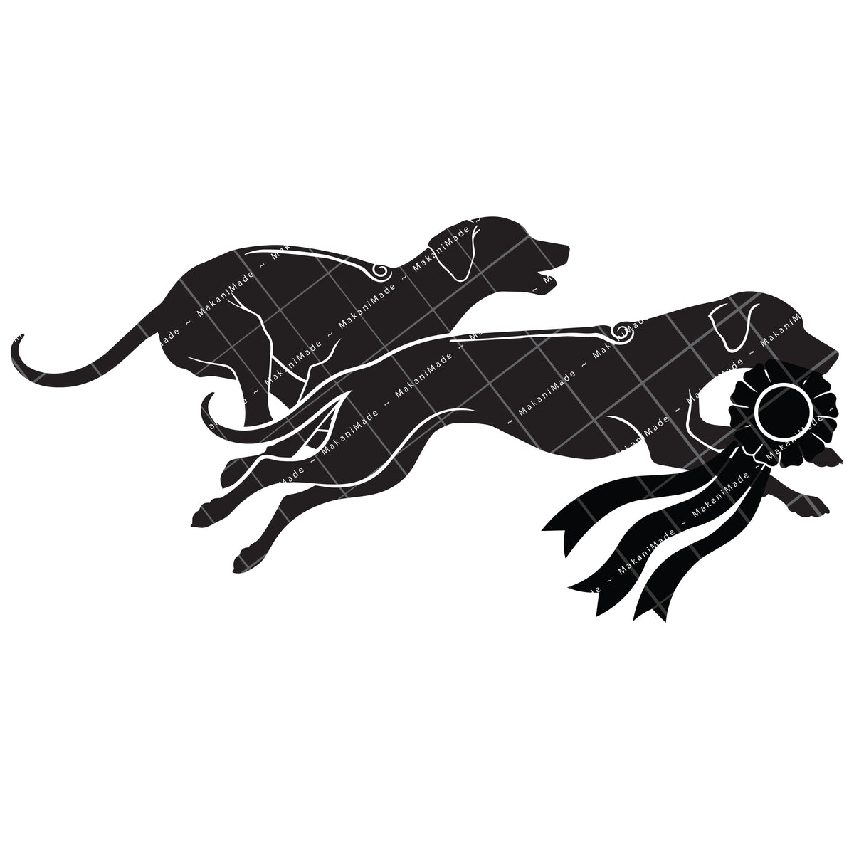 Coursing Rosette Rhodesian Ridgeback Decal