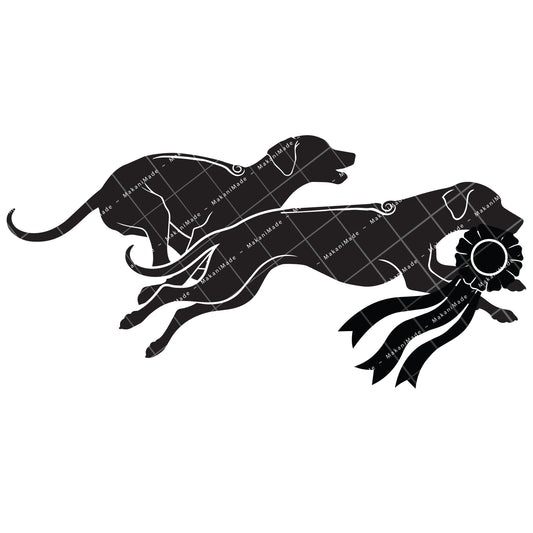 Coursing Rosette Rhodesian Ridgeback Decal
