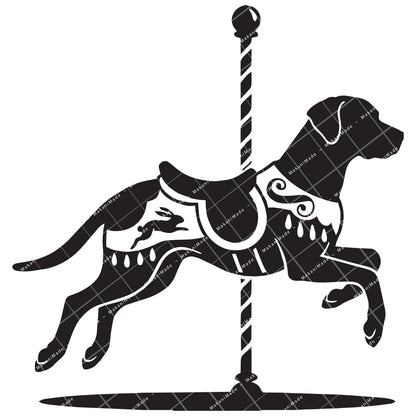 Carousel Rhodesian Ridgeback Decal