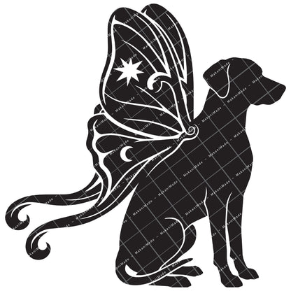 Moth Wing Rhodesian Ridgeback Decal