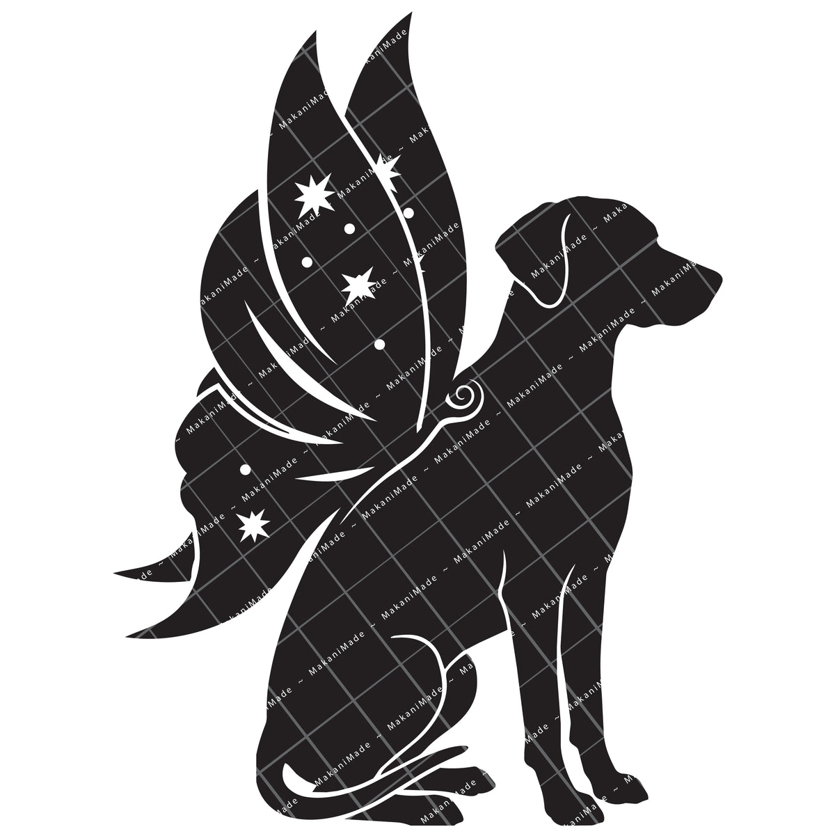 Fairy Wing Rhodesian Ridgeback Decal