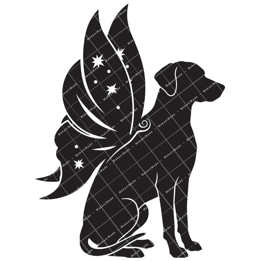 Fairy Wing Rhodesian Ridgeback Decal