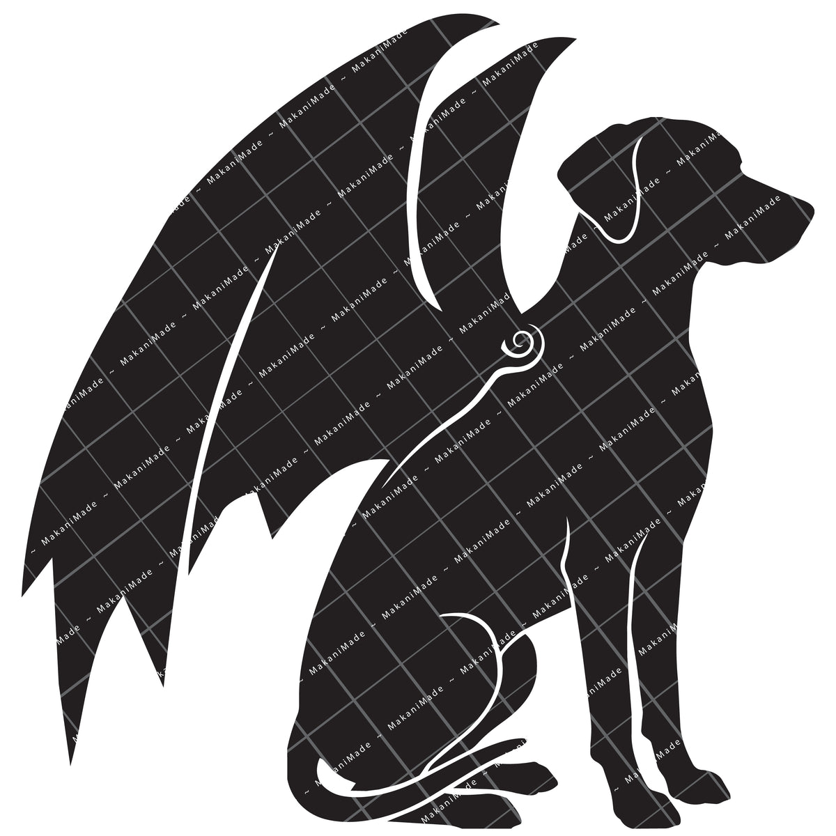 Dragon Wing Rhodesian Ridgeback Decal