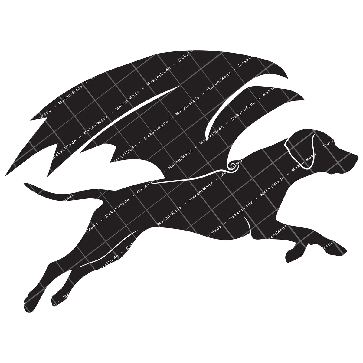 Leaping Dragon Rhodesian Ridgeback Decal