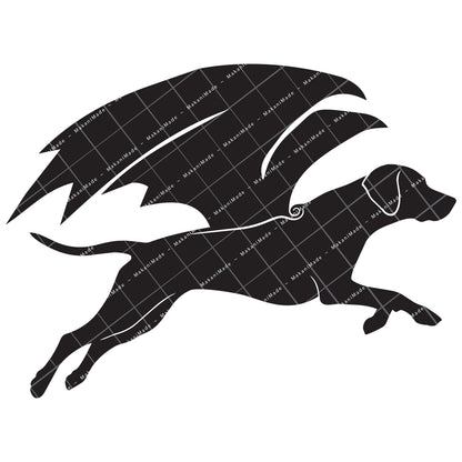 Leaping Dragon Rhodesian Ridgeback Decal