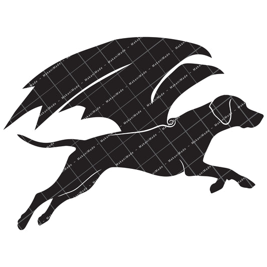 Leaping Dragon Rhodesian Ridgeback Decal