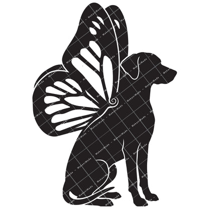 Monarch Wing Rhodesian Ridgeback Decal