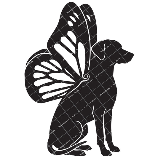 Monarch Wing Rhodesian Ridgeback Decal