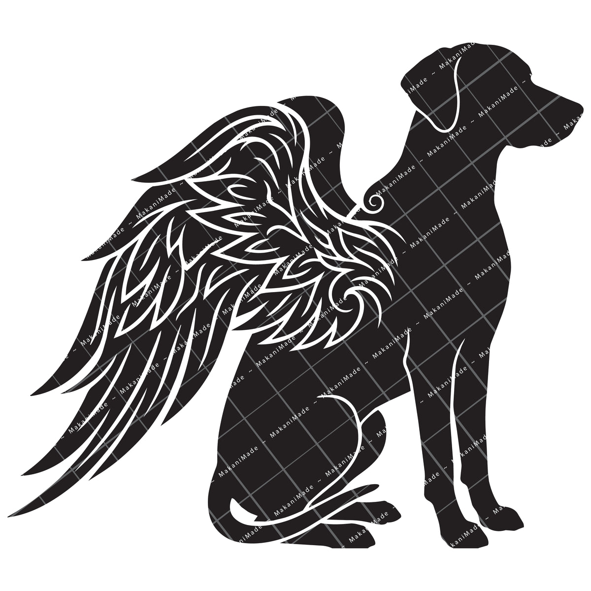 Angel Wing Rhodesian Ridgeback Decal