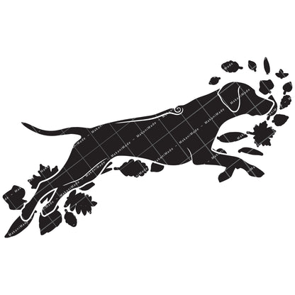 Fall Leaves Rhodesian Ridgeback Decal