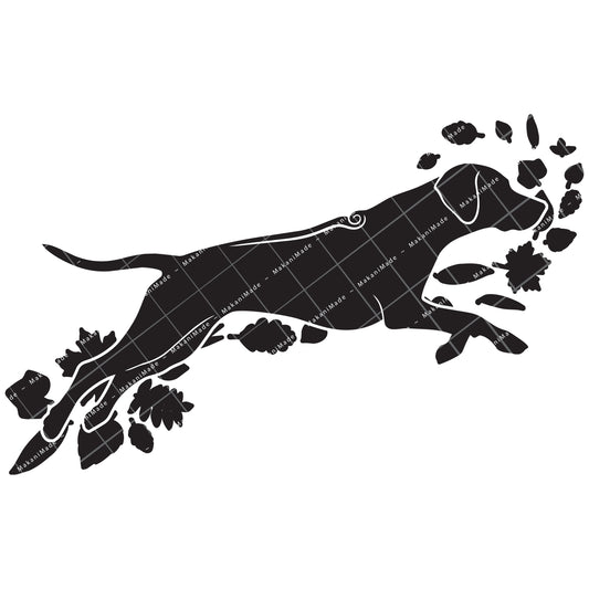 Fall Leaves Rhodesian Ridgeback Decal