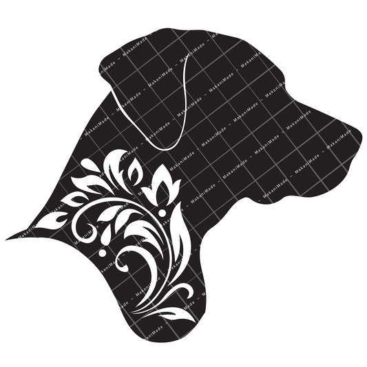 Profile Cutout Rhodesian Ridgeback Decal