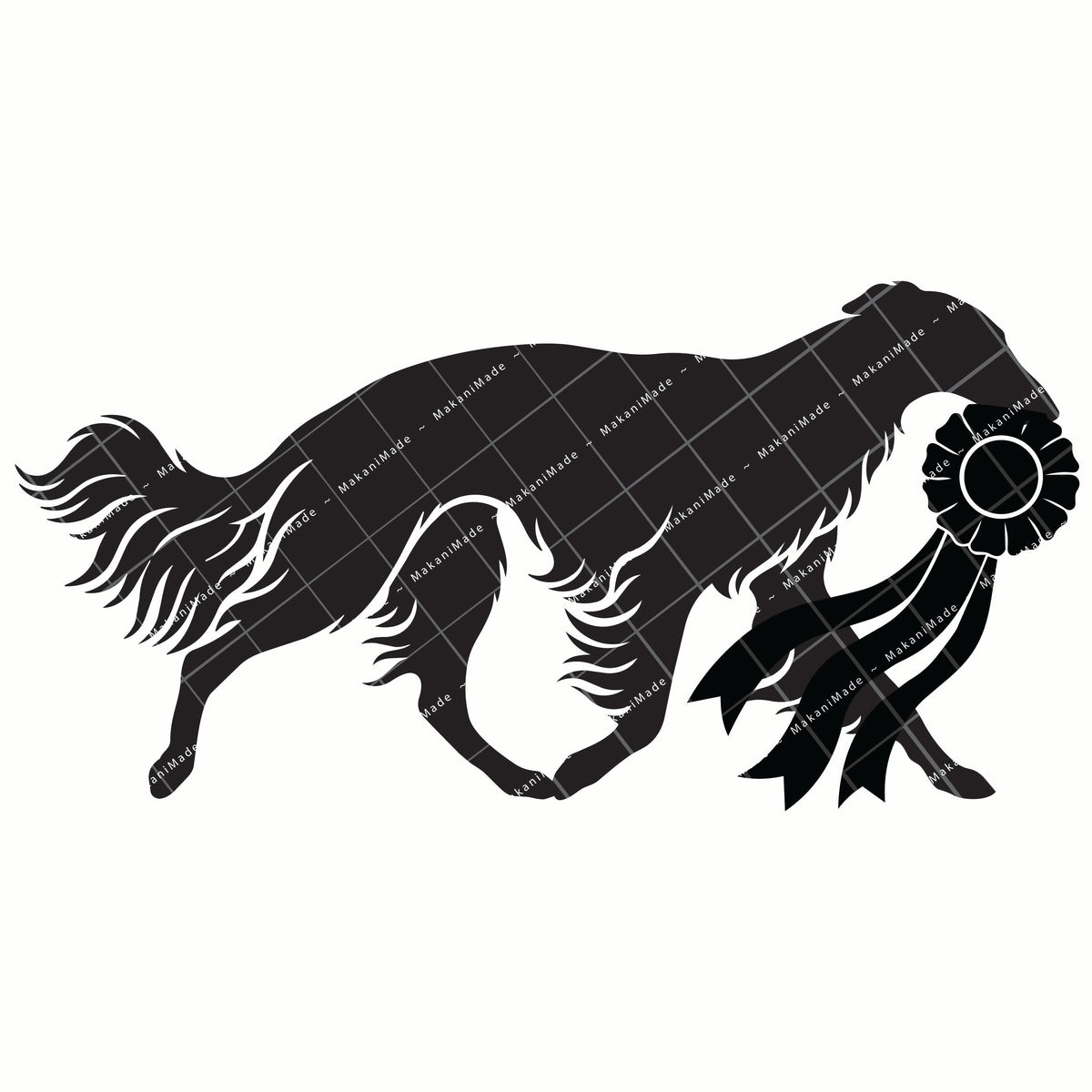 Rosette Winner Silken Windhound Decal