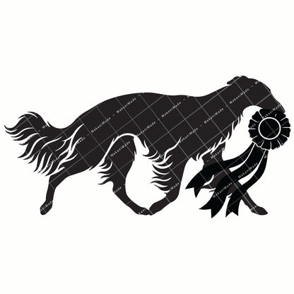 Rosette Winner Silken Windhound Decal