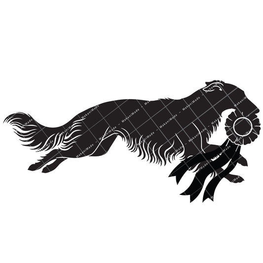 Coursing Rosette Silken Windhound Decal