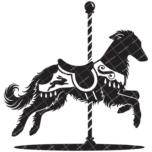 Carousel Silken Windhound Decal