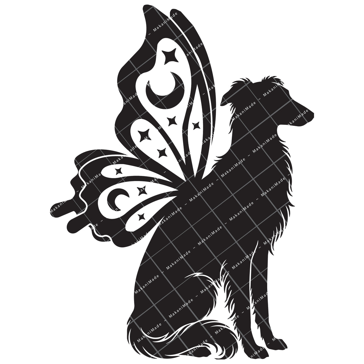 Butterfly Wing Silken Windhound Decal