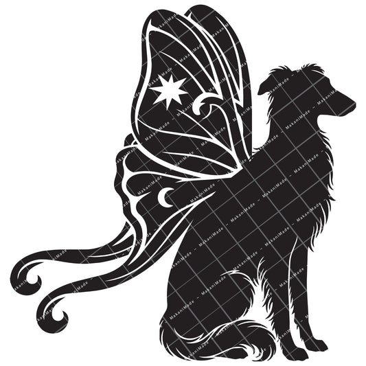 Moth Wing Silken Windhound Decal
