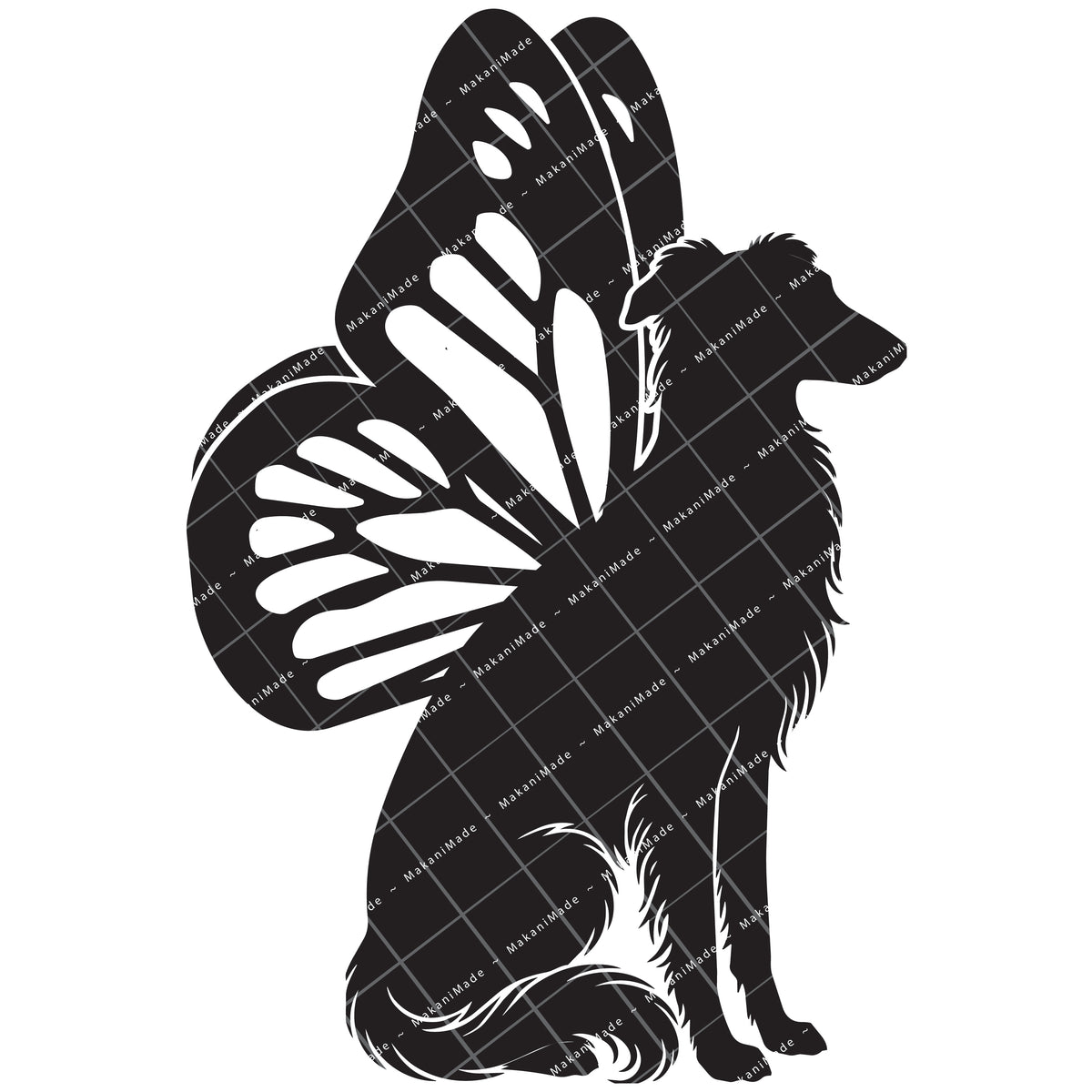 Monarch Wing Silken Windhound Decal