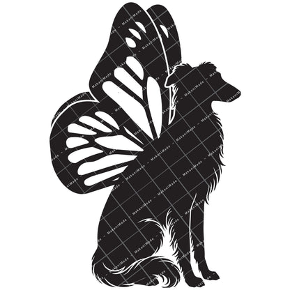 Monarch Wing Silken Windhound Decal