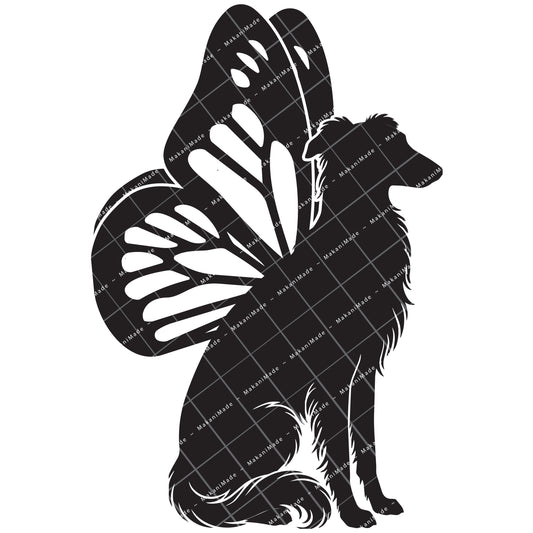 Monarch Wing Silken Windhound Decal