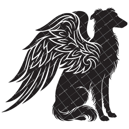 Angel Wing Silken Windhound Decal