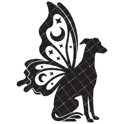 Butterfly Wing Whippet Decal