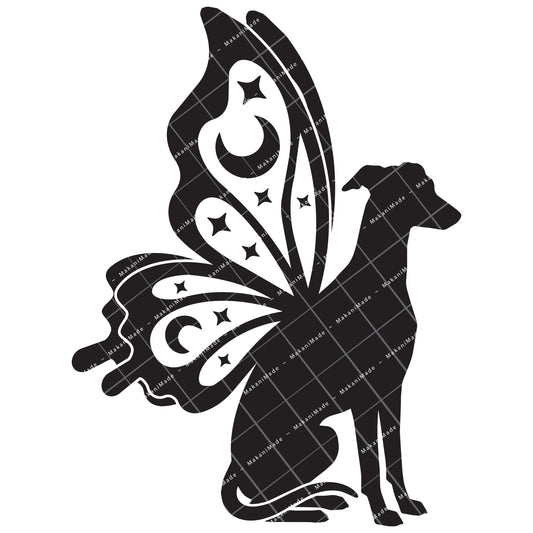 Butterfly Wing Whippet Decal