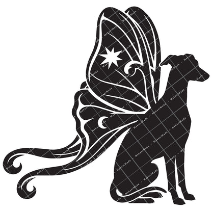 Moth Wing Whippet Decal