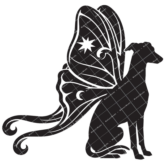 Moth Wing Whippet Decal